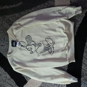 Disney Minnie Mouse Cream/Tan Sweater Child Size Small